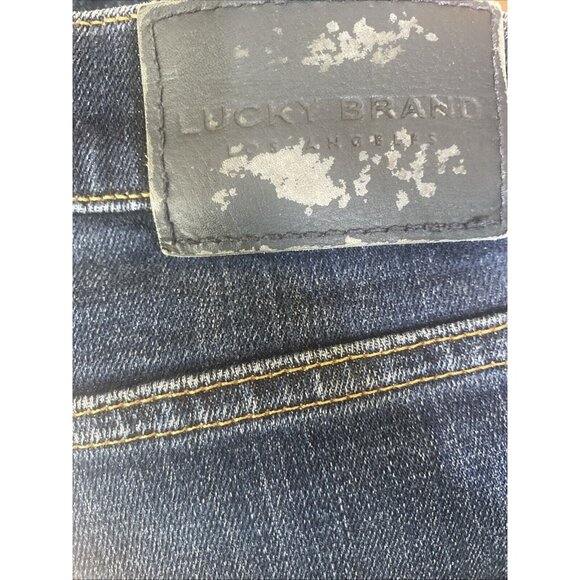 Lucky Brand Mens 411 Athletic Taper Stretch Denim Jeans Blue 38x30 Dark Wash - Picture 6 of 10